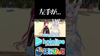 【にじホロ比較シリーズ】左手の動きが...【三枝明那／兎田ぺこら／宝鐘マリン／ホロライブ／にじさんじ／Vtuber／切り抜き】