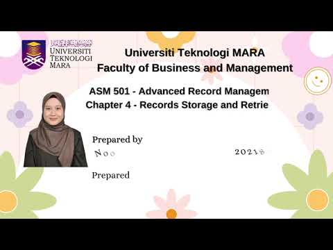 ASM 501 Advanced Record Management