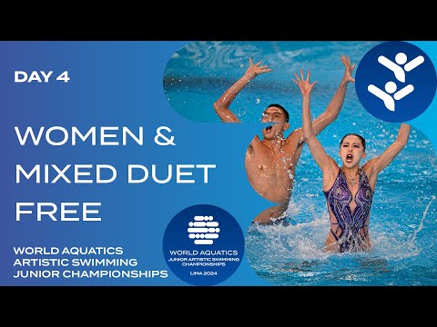 Stunning Women & Mixed Duet Free Routine | World Aquatics Junior 2024