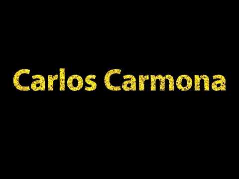 How To Pronounce Carlos Carmona