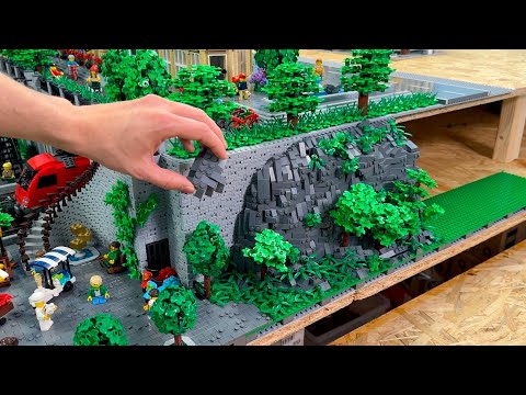 Die illegalste Felswand der Welt - Bau einer Lego Stadt Teil 275.