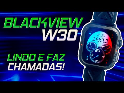 LINDO, ROBUSTO E BARATO! Novo Smartwatch Blackview W30 [REVIEW]