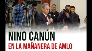 Nino Canún en la Mañanera de AMLO