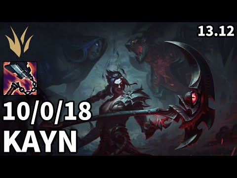 Kayn Jungle vs Sejuani - KR Master | Patch 13.12