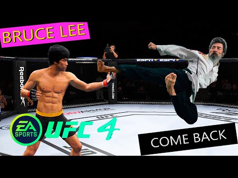 UFC4 Bruce Lee vs Old Flying Master EA Sports UFC 4 - Epic
