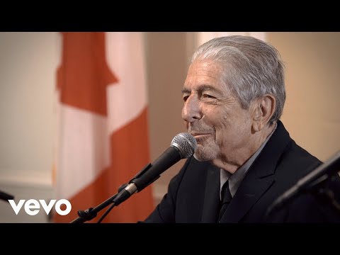 Leonard Cohen - Leonard Cohen on his health (Official You Want It Darker press conference)