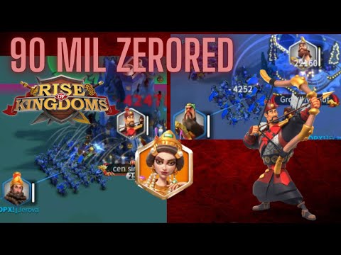 90 Million Power Player YSG + Theodora City Garrison Zeroed, TONS OF DEAD TROOPS! - Rise of Kingdoms
