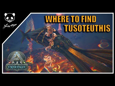 Where to Find Tusoteuthis In Fjordur And How To Tame Them | ARK: Survival Evolved