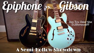 Video thumbnail for Epiphone Sheraton II vs Gibson ES-345 by Jack Fossett