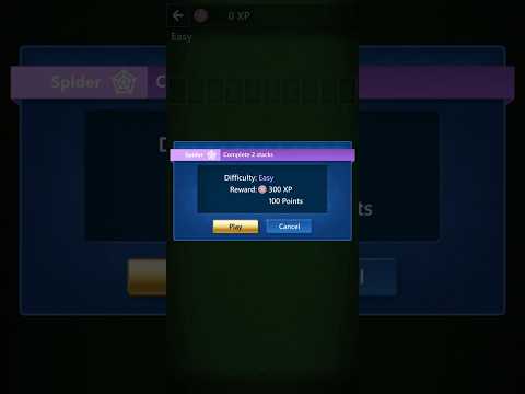 Microsoft Solitaire Collection Spider Easy 10.07.2025 #solitaire #spidersolitaire