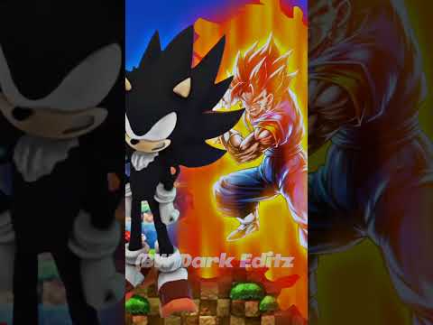 Shadic vs Vegito #shorts #sonicthehedgehog #shadic #dragonball #vegito #godkillervegito #anime