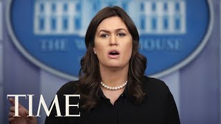 Press Briefing With Sarah Huckabee Sanders Post White House Correspondents' Dinner | TIME