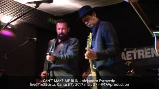 CAN&#39;T MAKE ME RUN – Alejandro Escovedo live@1e35circa, Cantù (IT), 2017 mar. 27 - @TAVproduction
