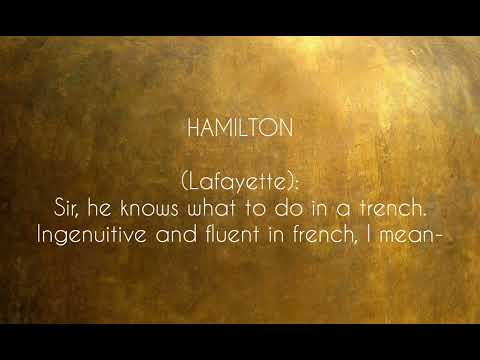 Guns and Ships - Hamilton (lyric video)