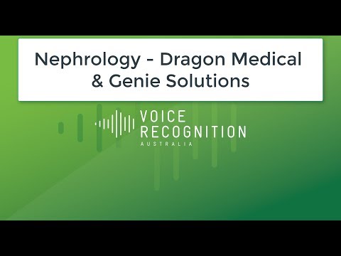 Nephrology - Dragon Medical - Genie Solutions