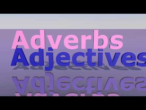 Adverbs Song Music Video Animation