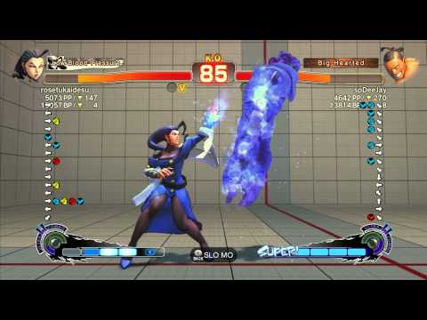 rosetukaidesu (Rose) vs spDeeJay (Dee Jay) - SSF4 Arcade Edition Xbox Live Ranked Match