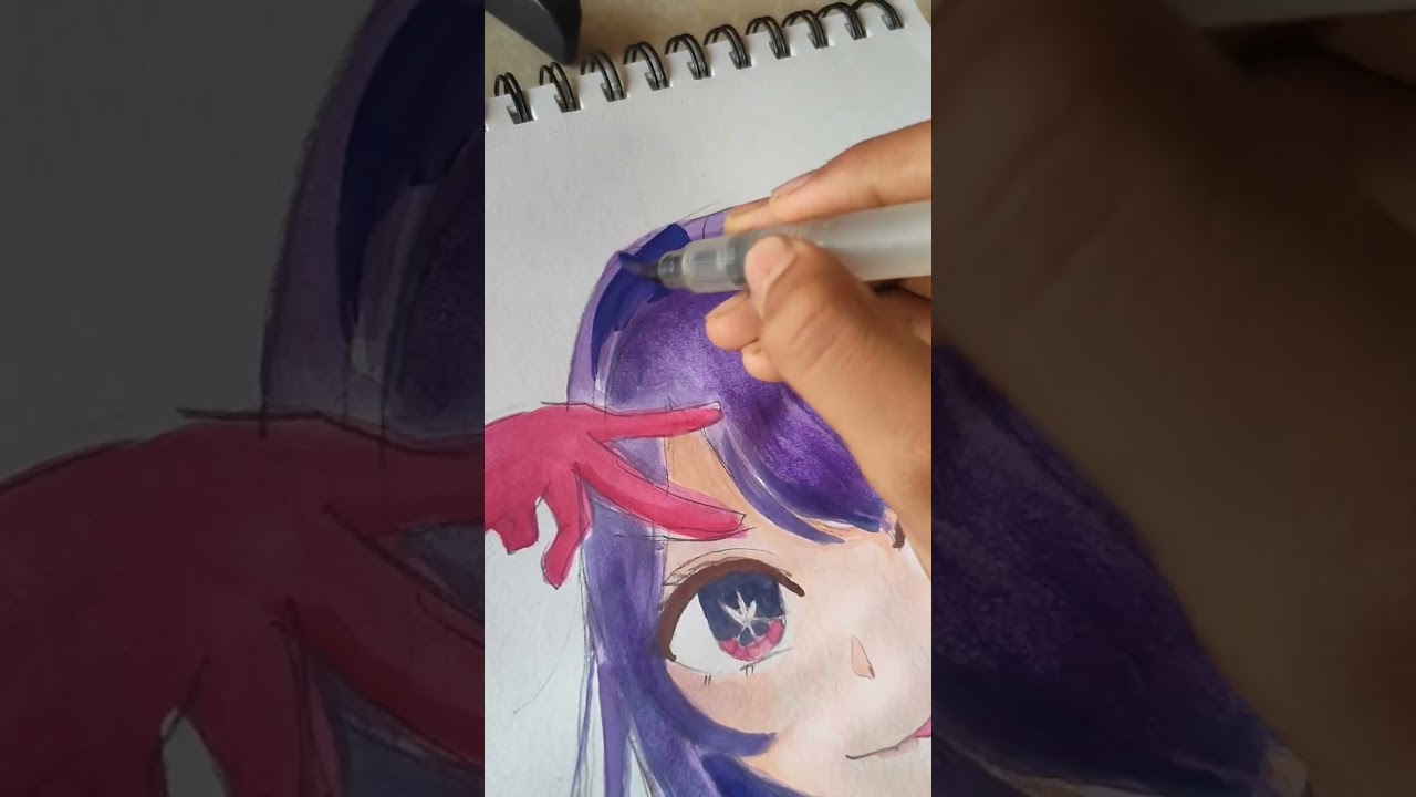 ai hoshino! short version one #art #artcommunity #aihoshino #oshinoko