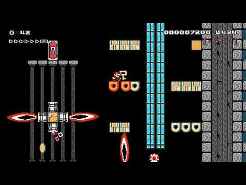 Scorching Tomb 7-3 by Gnome 🍄 Super Mario Maker #afp 😶 No Commentary