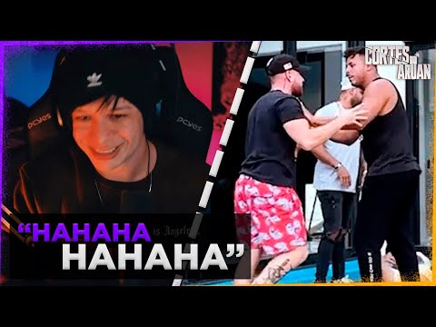 ARUAN REAGE A BRIGUEI COM CORONADO E O RENATO BATEU NELE !!! 😔 (LEO DA HORNET) - Cortes do Aruan