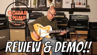 Video thumbnail for '12 Gibson Custom Shop ES 175 ’59 Reissue VOS Single Pickup | Review & Demo! by Guitar Chimp