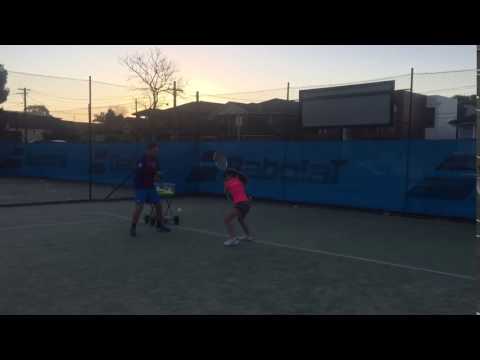 9 year old tennis player - ALANA