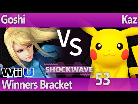 SW 53 Smash 4 - Goshi (ZSS) vs Kaz (Pikachu) - Winners Bracket