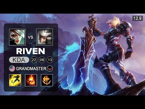 Riven vs Camille Top - NA Grandmaster - Patch 12.9 Season 12