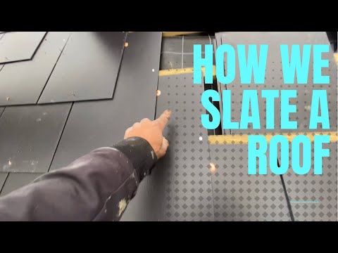 How to slate a roof using Cembrit Jutlands