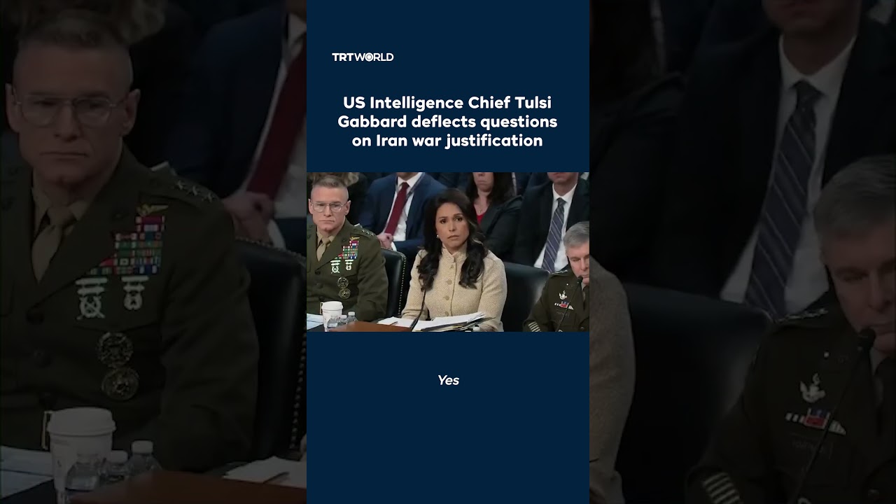 Video | US Intelligence Chief Tulsi Gabbard deflects questions on Iran war justification