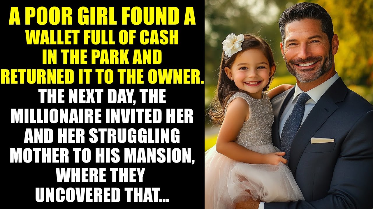 Poor Girl Finds Wallet in the Park and Returns It… The Next Day, a Millionaire Invites Her...