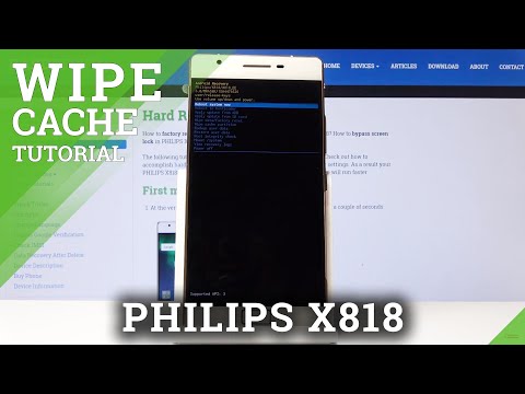 How to Wipe Cache Partition in PHILIPS X818 - Reset Cache Files