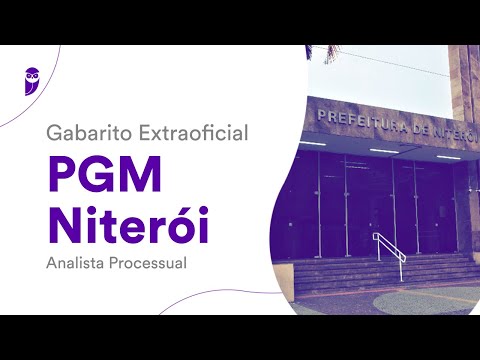 Gabarito Extraoficial PGM Niterói – Analista Processual