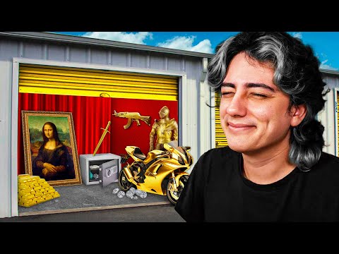 fiquei rico vendendo itens ILEGAIS que achei no STORAGE ABANDONADO