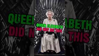 British monarchs do not sit on any throne other than their own 👑