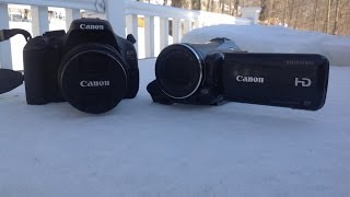 Canon T3i vs Canon Vixia HF M40