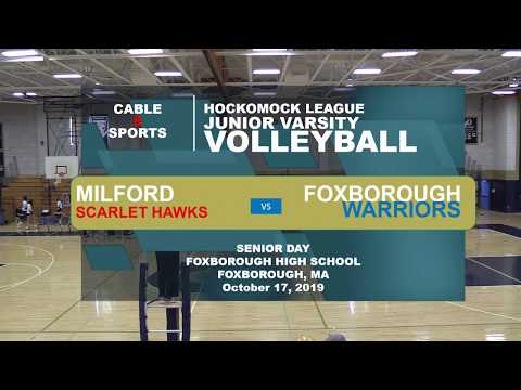 Thumbnail for Foxboro JV Volleyball vs. Milford 10/17/2019