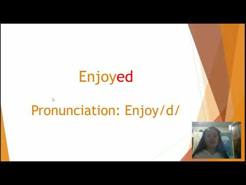 Sara cepeda - Pronunciation of the Regular Verbs