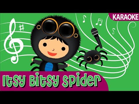Karaoke Songs With Lyrics | The Itsy Bitsy Spider Song