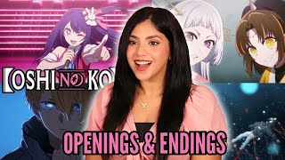 SO BEAUTIFUL AND DARK! | Oshi No Ko All Openings and Endings BLIND REACTION