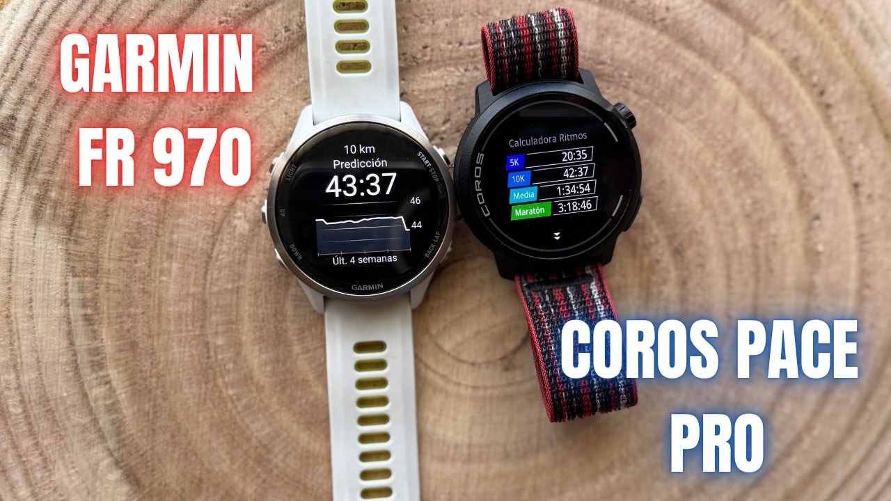 Garmin 970 vs Coros Pace Pro en carrera: ¿Cuál mide mejor un 5K real?