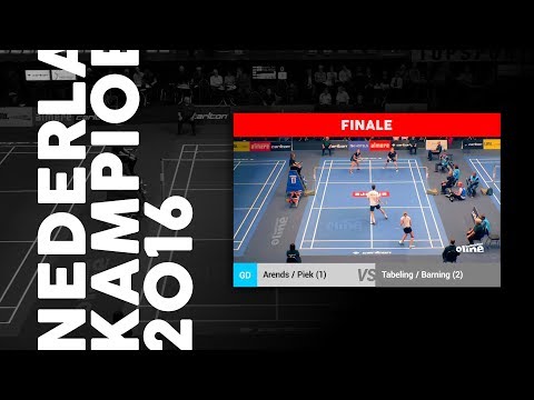 Jacco Arends / Selena Piek vs Robin Tabeling / Samantha Barning (GD, FINALE) - NK Badminton 2016