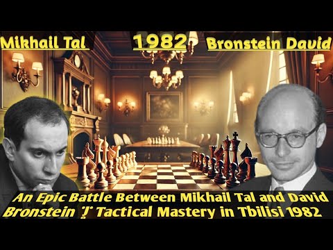 An Epic Battle Between Mikhail Tal and David Bronstein | Tactical Mastery in Tbilisi 1982