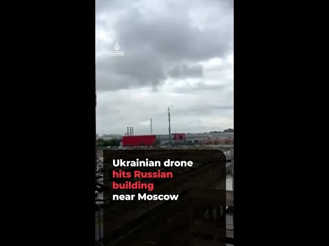 Ukrainian drone detonates near Moscow