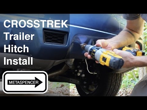 Trailer Hitch Install on 2016 Subaru XV Crosstrek Video