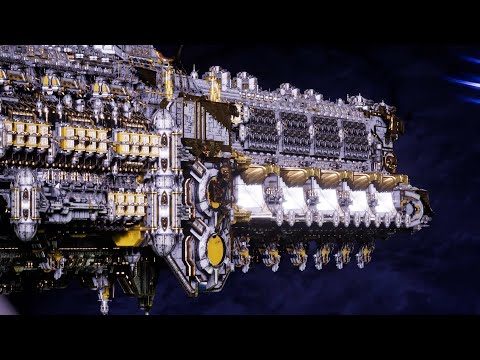 Skalgrim Mod 2021: Imperator Somnium - Imperial Navy vs Chaos - Battlefleet Gothic Armada 2