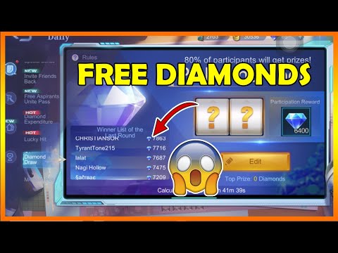100%LEGIT?!PICK A NUMBER FREE 7777 DIAMONDS EASY CLAIM🔥 IN MOBILE LEGEND BANG BANG.