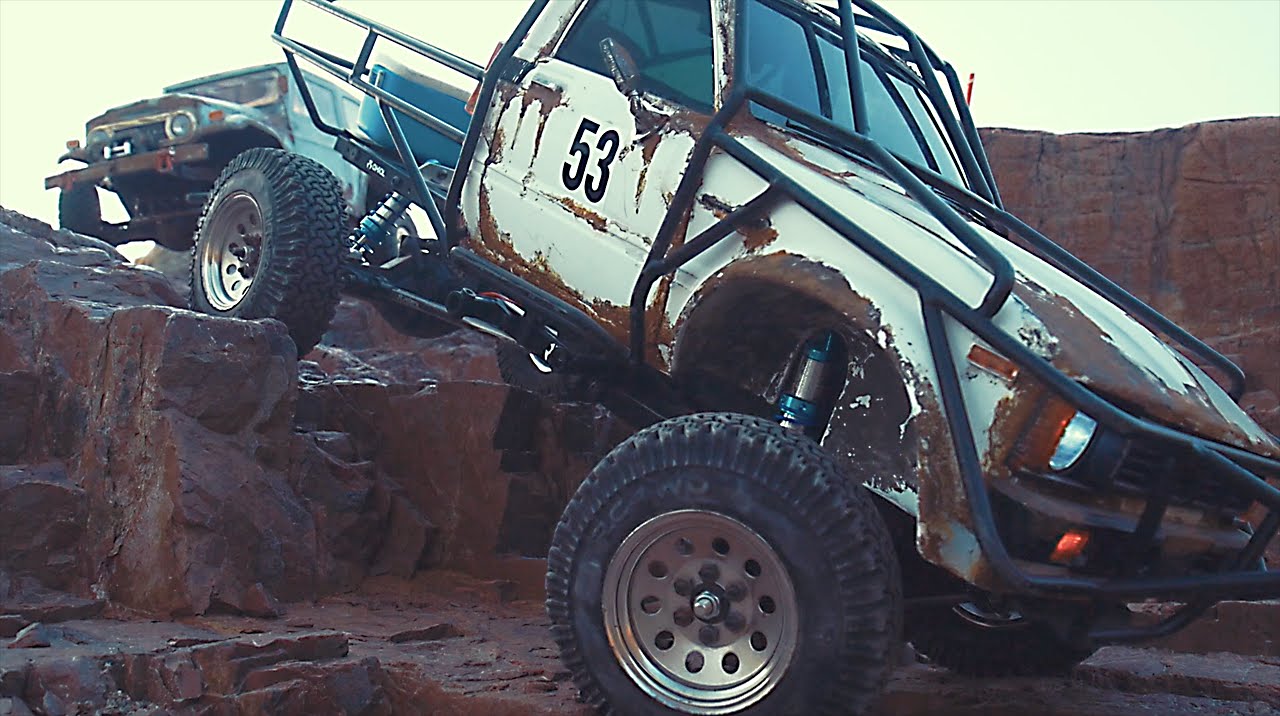 SCX10 Tamiya FJ40 Body,SCX10 Hilux Truggy Rock Crawling #1