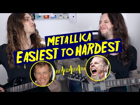 TOP 10 METALLICA RIFFS FROM EASIEST TO HARDEST