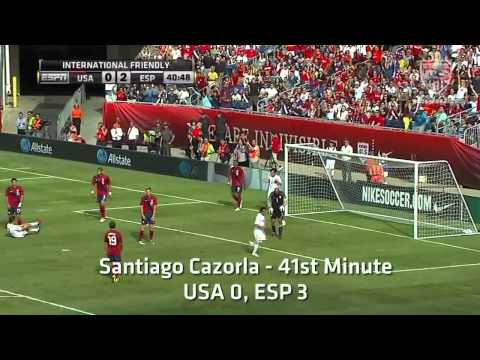 June 4, 2011: MNT vs. ESP - Santi Cazorla 2nd Goal
